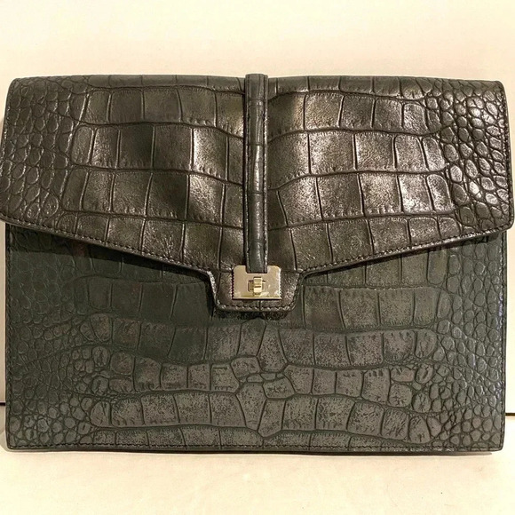 Monika Chiang NWT neroshsi leather clutch bag